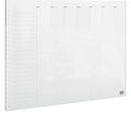 Nobo Transparent Acrylic Mini Whiteboard Weekly Planner Desktop or Wall Mounted