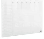 Nobo Transparent Acrylic Mini Whiteboard Weekly Planner Desktop or Wall Mounted