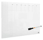 Nobo Transparent Acrylic Mini Whiteboard Weekly Planner Desktop or Wall Mounted, view 16