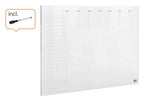 Nobo Transparent Acrylic Mini Whiteboard Weekly Planner Desktop or Wall Mounted, view 7