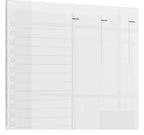 Nobo Transparent Acrylic Mini Whiteboard Weekly Planner Desktop or Wall Mounted, view 9