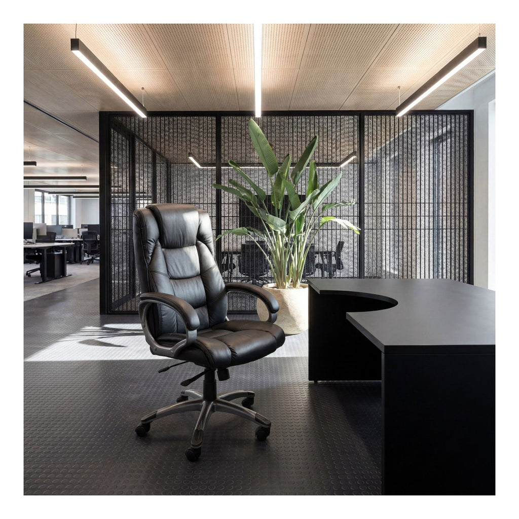 Northland Leather Soft Feel High Back Executive Chair, view 3