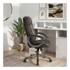 Northland Leather Soft Feel High Back Executive Chair, view 8