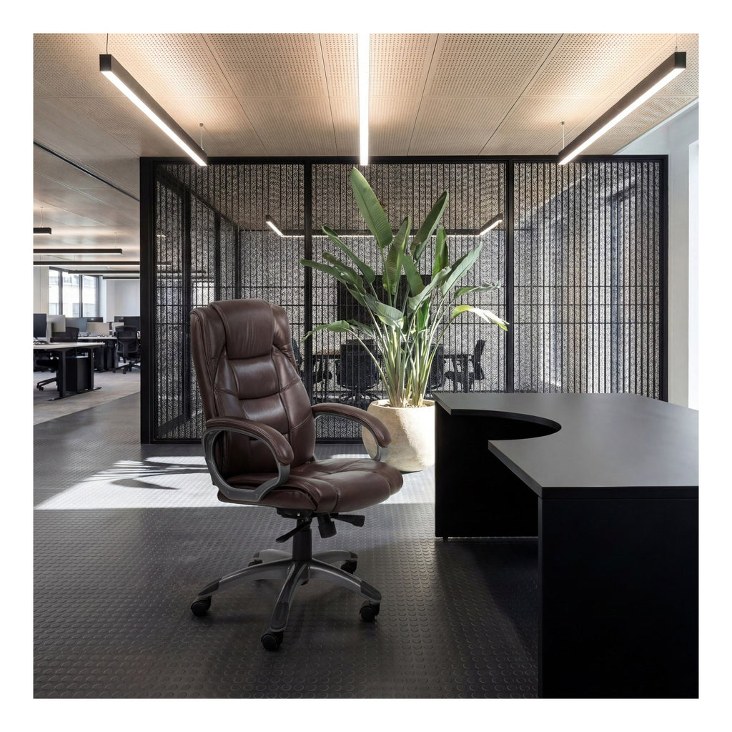 Northland Leather Soft Feel High Back Executive Chair, view 9