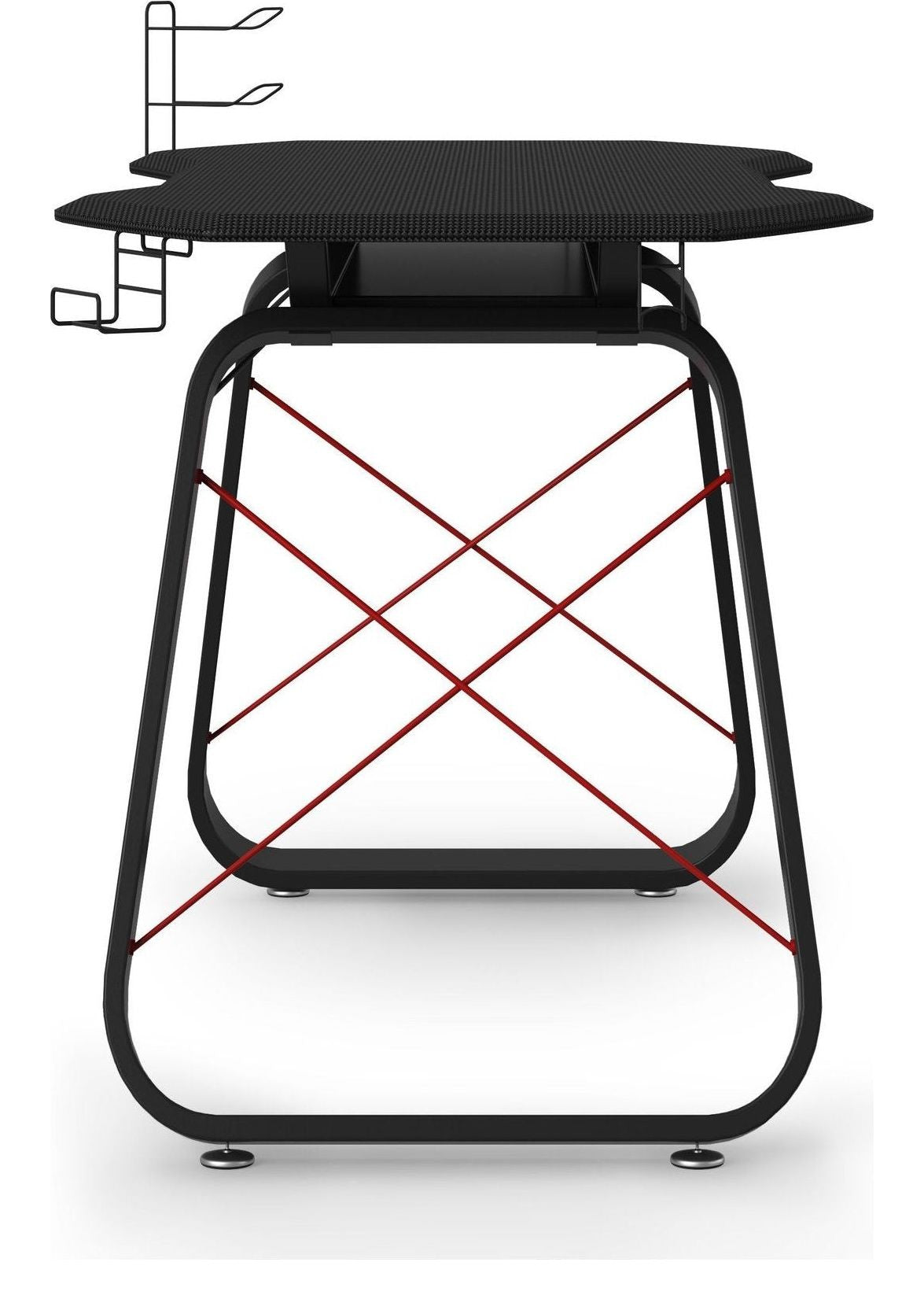 Oblivion Gaming Desk Carbon Fibre Effect Top, view 4