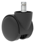 Office chair castors, set of 5, standard