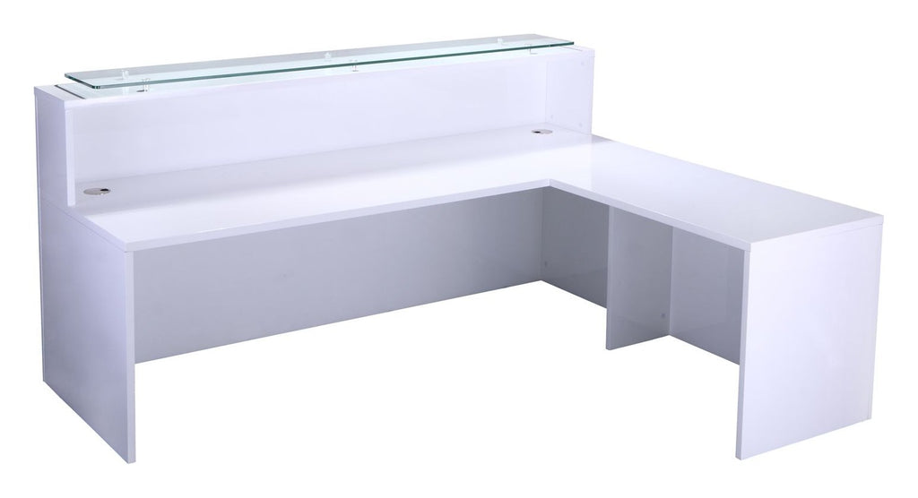 OFI White Gloss Reception Counter