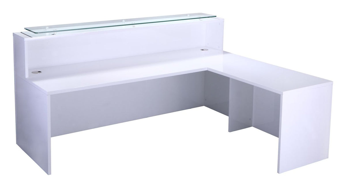 OFI White Gloss Reception Counter