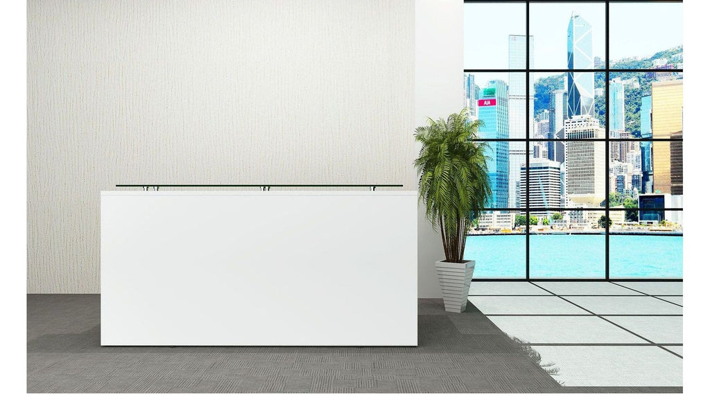 OFI White Gloss Reception Counter