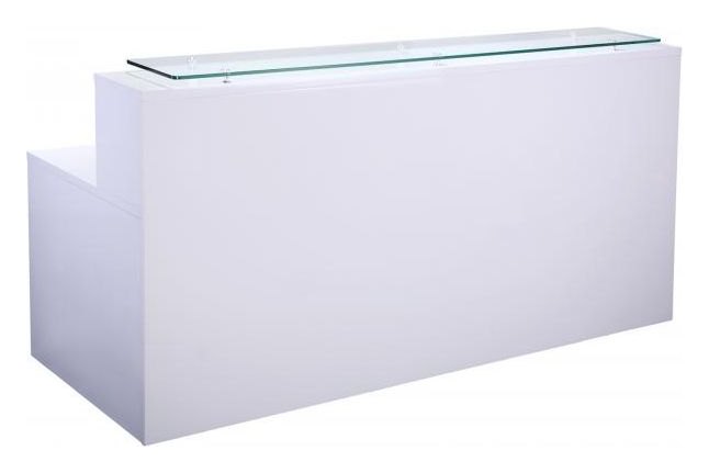 OFI White Gloss Reception Counter