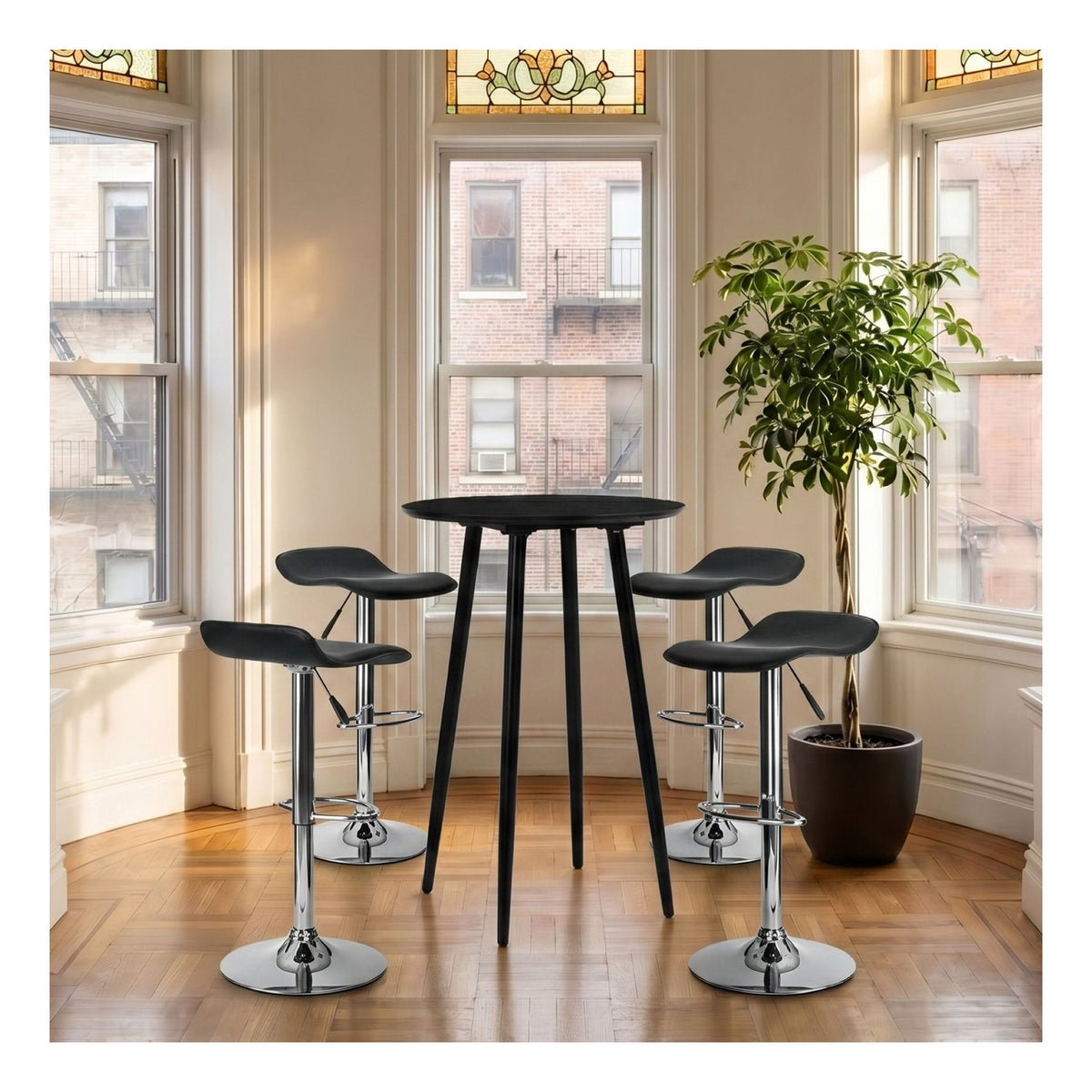 Ohio Leather Barstool, view 3