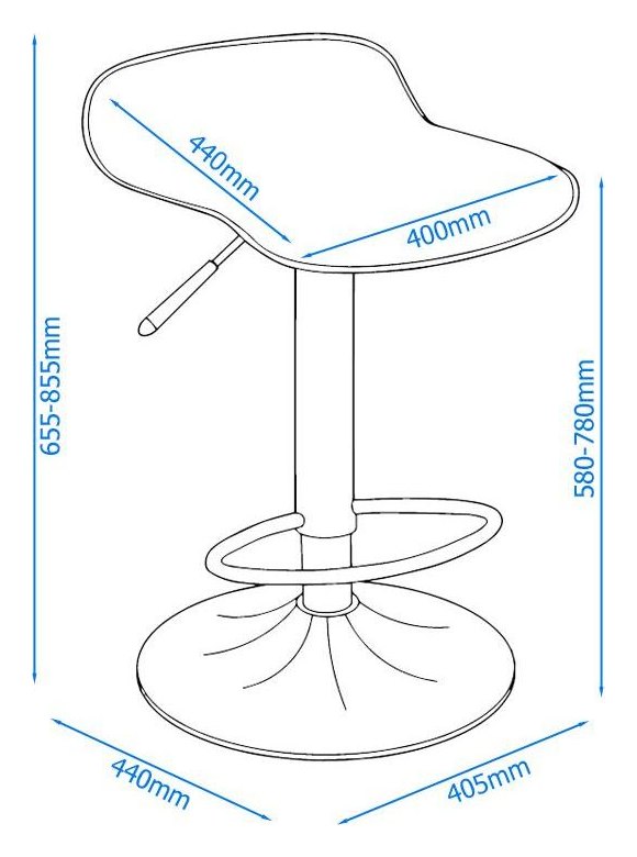 Ohio Leather Barstool, view 6