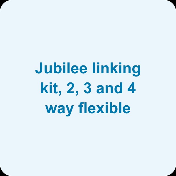 Jubilee linking kit, 2, 3 and 4 way flexible (pack of 2)