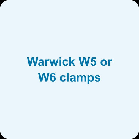 Option: Warwick W5 or W6 clamps