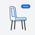 Seat and back pad, Xtreme fabric