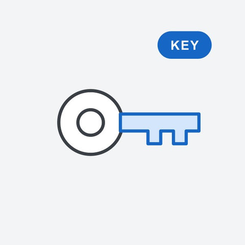 Option: Spare pedestal key