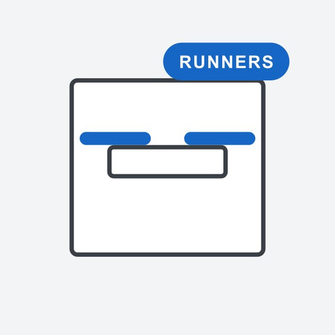 Option: Tray runners, 1 set