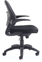 Orion Mesh Operator Chair in black from the side