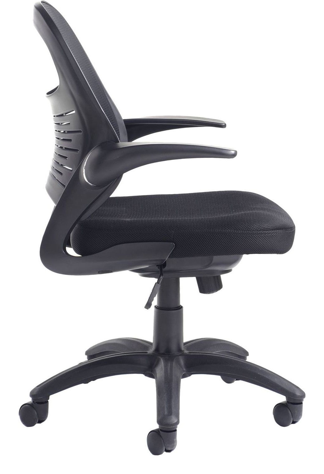 Orion Mesh Operator Chair in black from the side
