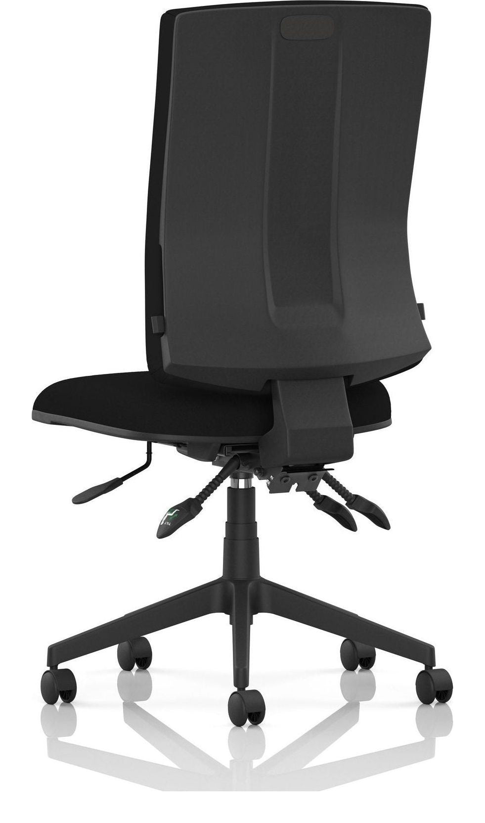Orlena Ergonomic Task Chair, no headrest, no arms, another view 4