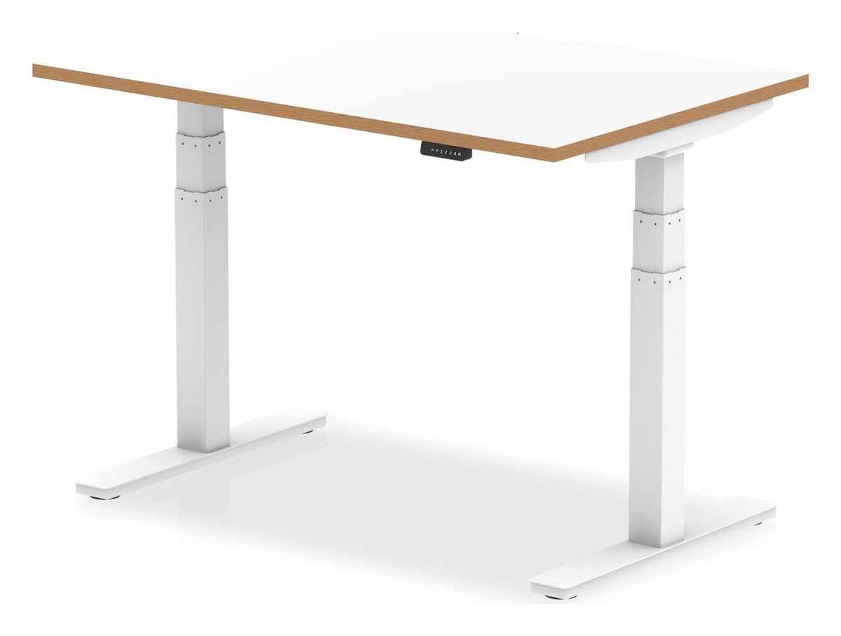 Impulse Oslo Air sit-stand desk, 1200 x 800, standard feet