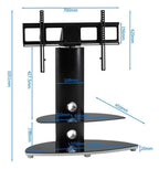 Osmium TV Stand with Swivel Bracket, 800mm wide, view 3