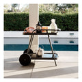 Outdoor Bar Cart Aluminum