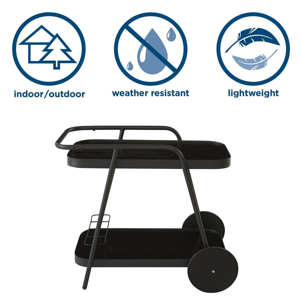 Outdoor Bar Cart Aluminum, view 5
