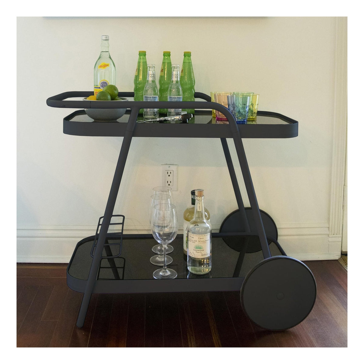 Outdoor Bar Cart Aluminum, view 6