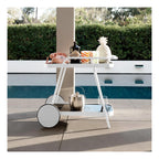 Outdoor Bar Cart Aluminum, view 9