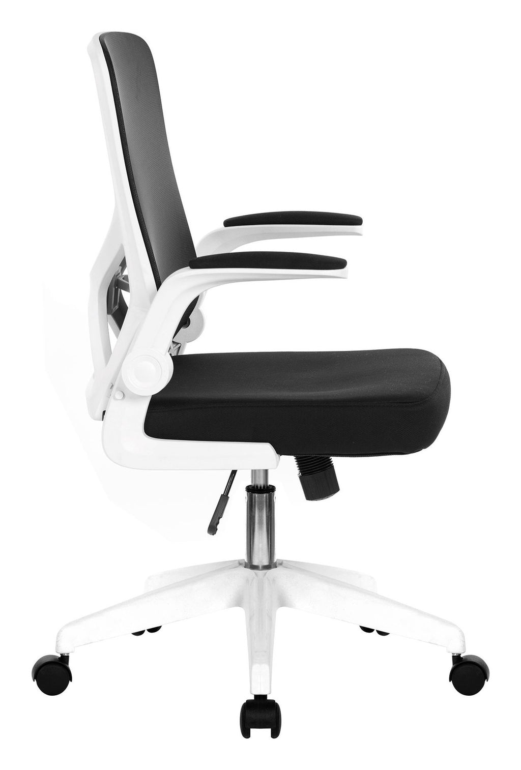 Oyster Mesh Chair with White Shell in black, view 2