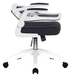 Oyster Mesh Chair with White Shell in black, view 6