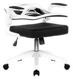Oyster Mesh Chair with White Shell in black, view 7