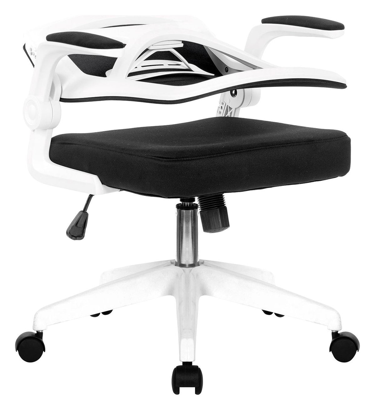 Oyster Mesh Chair with White Shell in black, view 7