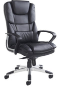 Palermo Leather Executive Chair in black