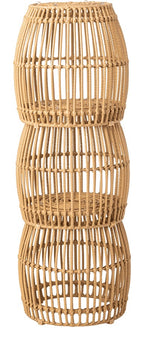 Palm Stacking Side Tables in Natural, stacked