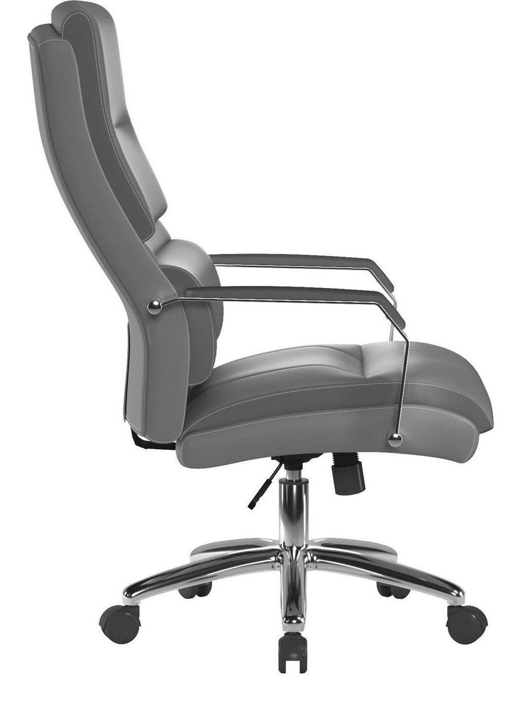 Patriot Mesh Manager Chair with Headrest in grey, view 2