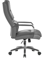 Patriot Mesh Manager Chair with Headrest in grey, view 2