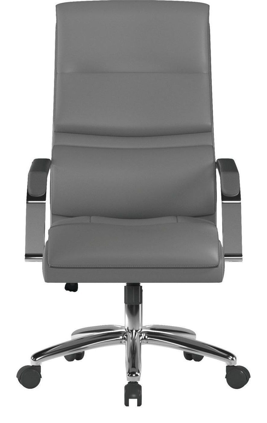Patriot Mesh Manager Chair with Headrest in grey, view 3