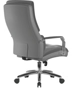 Patriot Mesh Manager Chair with Headrest in grey, view 4