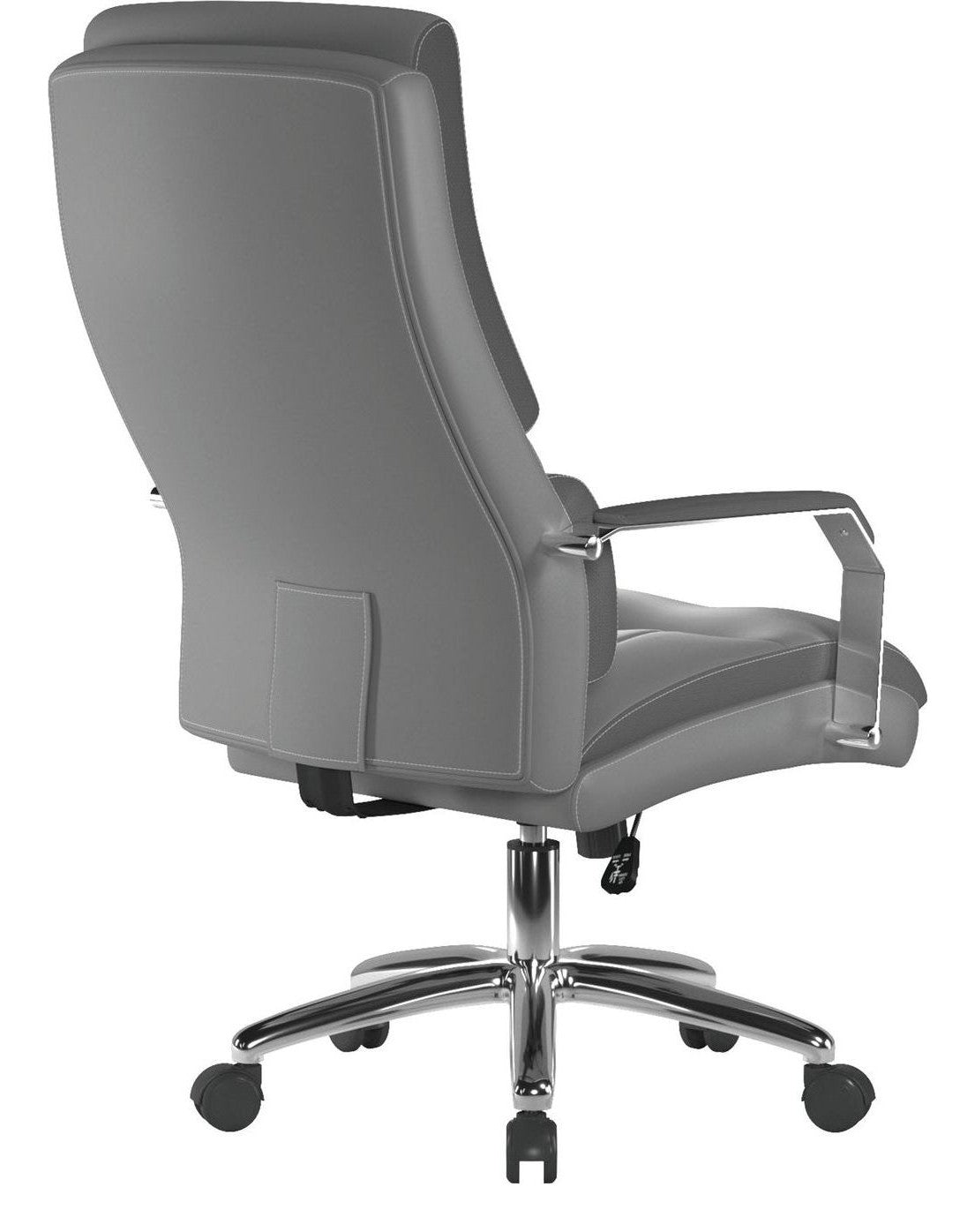 Patriot Mesh Manager Chair with Headrest in grey, view 4