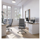 Patriot Mesh Manager Chair with Headrest in grey, view 6