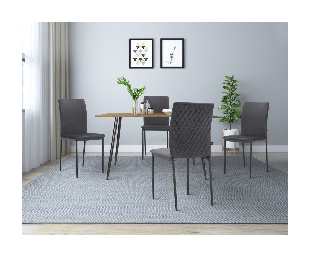 Pavia Dining Chair In Velvet (Pack Of 2), view 11