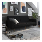 Paxson Sofa Bed With Wooden Feet Linen, view 10