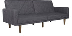 Paxson Sofa Bed With Wooden Feet Linen, view 11