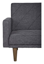 Paxson Sofa Bed With Wooden Feet Linen, view 12