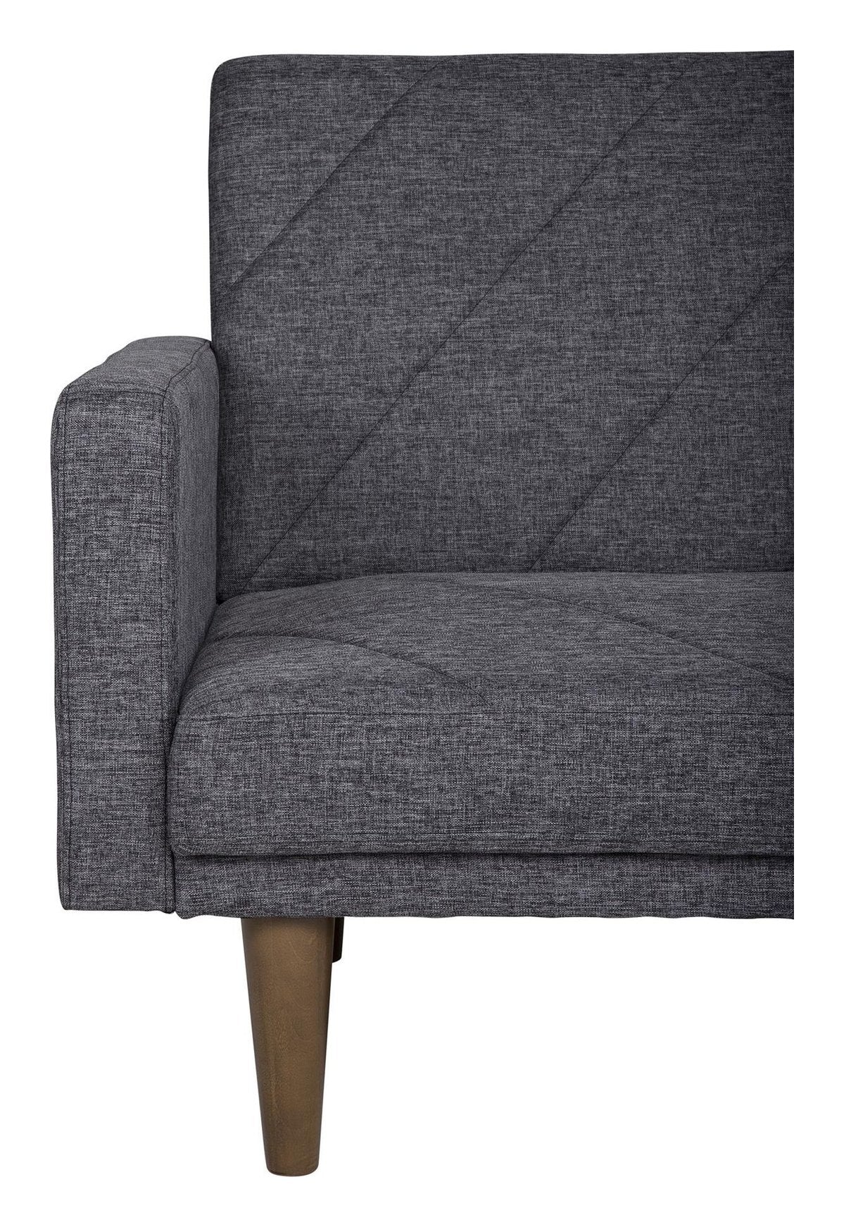 Paxson Sofa Bed With Wooden Feet Linen, view 12