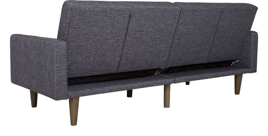 Paxson Sofa Bed With Wooden Feet Linen, view 13