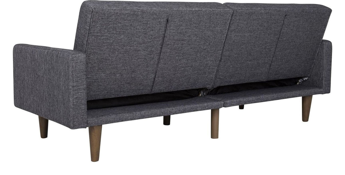 Paxson Sofa Bed With Wooden Feet Linen, view 13
