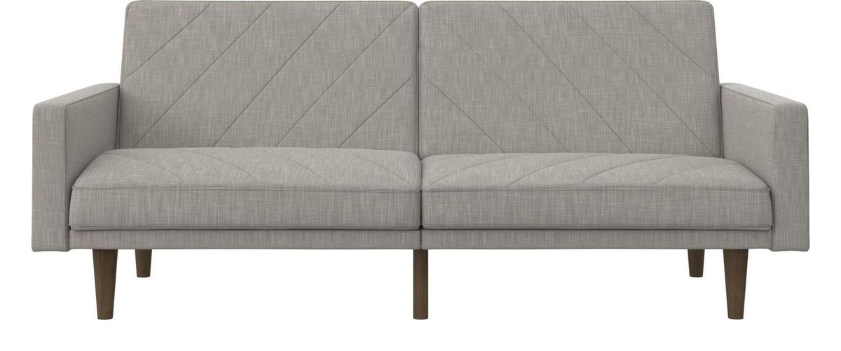 Paxson Sofa Bed With Wooden Feet Linen, view 3
